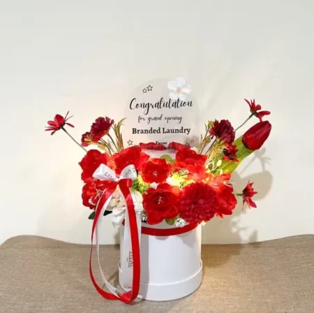 Bloom Box Akrilik Ucapan Grand Opening Balangan